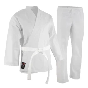 ProForce® 6 oz. Karate Uniform (Elastic Drawstring) - 55/45 Blend - White